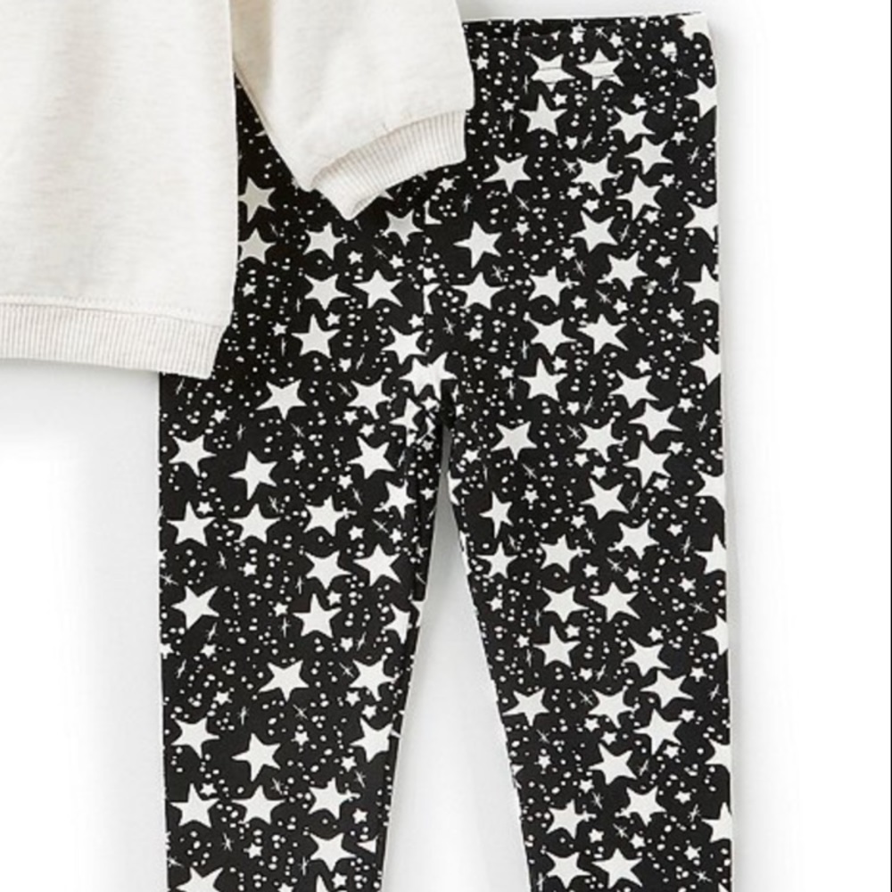JESSICA SIMPSON STAR YOUTH LEGGINGS NEW